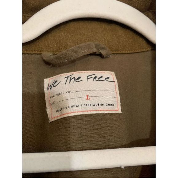 Free People Brown Suedette Shacket - Picture 4 of 7